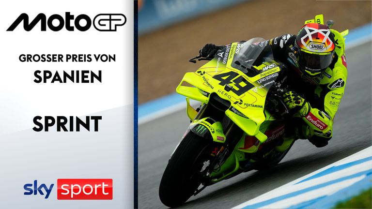 Marc Marquez gewinnt den Spanien-Sprint in Jerez vor. Bei Nieselregen stürzt er selbst, wie das halbe Fahrerfeld vor Teamkollege Francesco Bagnaia und Franco Morbidelli der von Platz 18 aufs Podium fährt.