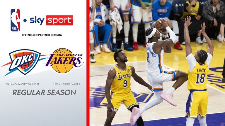 Oklahoma City Thunder @ Los Angeles Lakers - die Highlights | NBA