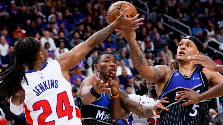Die Orlando Magic verlieren bei den Detroit Pistons in den NBA-Playoffs.