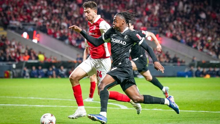 SC Freiburg und Braga FC trennen sich mit einem Unentschieden.