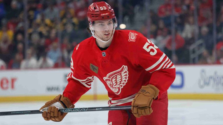 Moritz Seider beendete die Saison mit seinen Detroit Red Wings mit einer heftigen Abreibung.