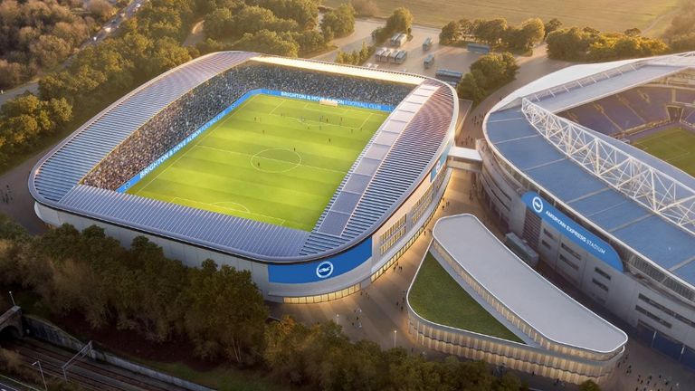 So wird das neue Frauen-Stadion von Brighton & Hove Albion aussehen (Quelle: brightonandhovealbion.com)