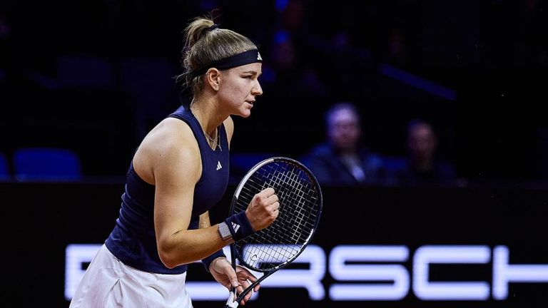 Karolina Muchova steht überraschend im Finale in Stuttgart.