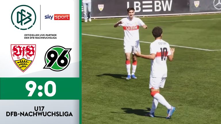 U17-Bundesliga, Achtelfinale: VfB Stuttgart - Hannover 96 - die Highlights | U17-Bundesliga