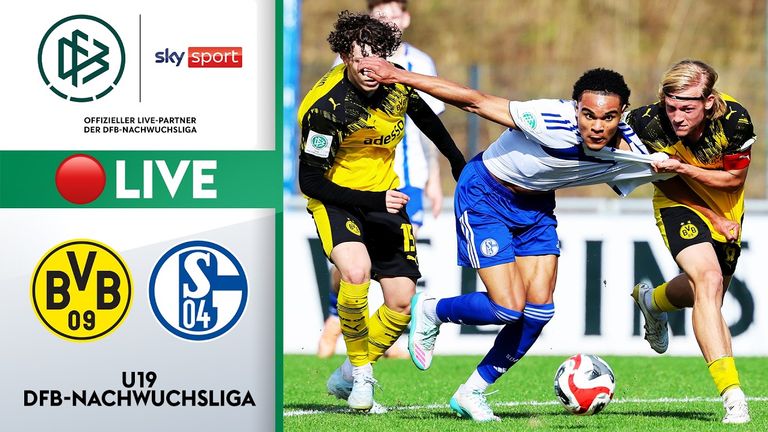 Derby-Zeit! Die U19 vom BVB spielt gegen die U19 von Schalke - LIVE im Free-Stream auf skysport.de und in der Sky Sport App.