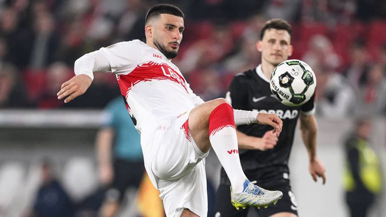 Deniz Undav (vorne) hat in dieser Saison bereits 24 Pflichtspieltore für den VfB Stuttgart erzielt.