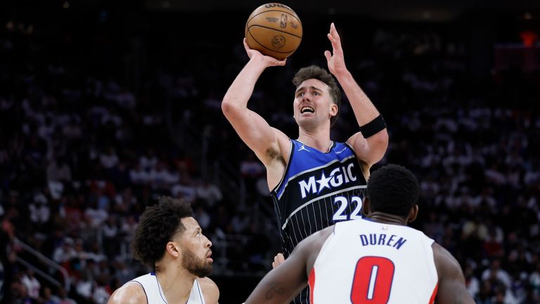 Franz Wagner überragte im letzten Viertel des Spiels gegen die Pistons.