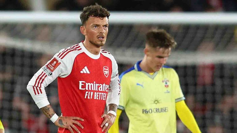 Ben White scheitert mit dem FC Arsenal an Zweitligist FC Southampton.