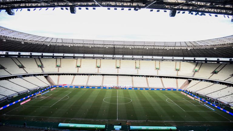 Fortaleza: Arena Castelão ist ein wichtiger Standort im Nordosten, der bereits bei der Männer-WM 2014 glänzte. Kapazität: 57.867.