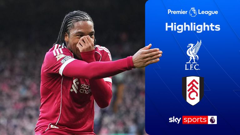 Highlights from the Premier League match between Liverpool and Fulham.
