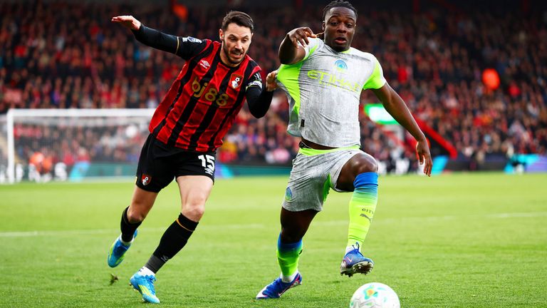 AFC Bournemouth gegen Manchester City.