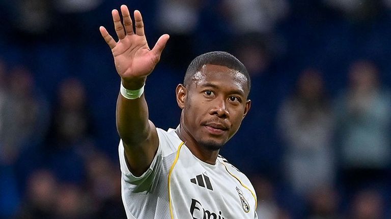 David Alaba verabschiedet sich von den Real-Fans.
