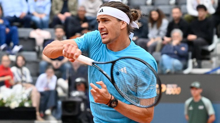 Alexander Zverev scheitert beim ATP-Masters in Rom im Achtelfinale an Luciano Darderi.