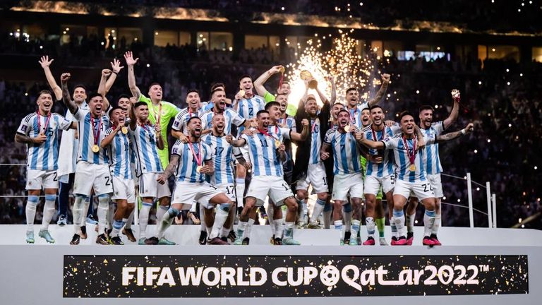 PLATZ 3: Argentinien ( 158 Punkte, 51 Tordifferenz)