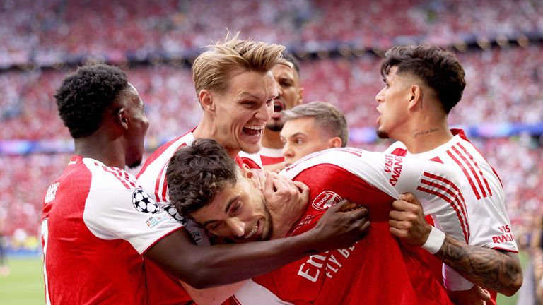 Arsenal gewinnt dank des frühen Treffers von Kai Havertz die Champions League.