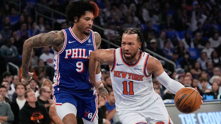 Jalen Brunson (r.) ist in Spiel 1 der überragende Mann.