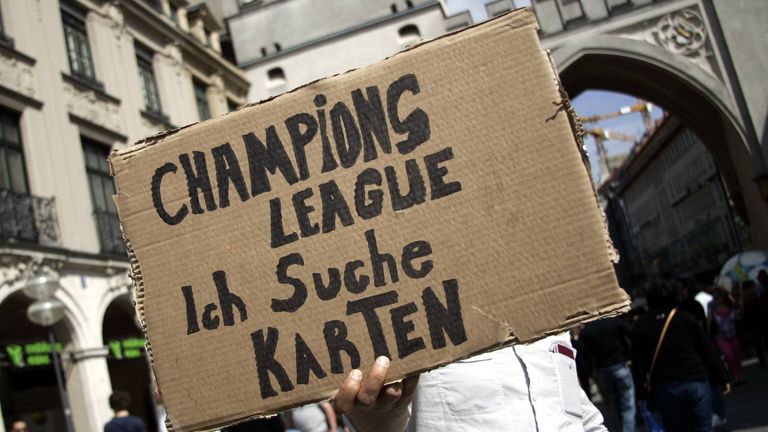 Karten für das Champions-League-Finale in Budapest sind heißt begehrt.
