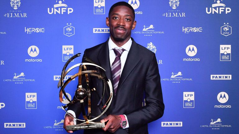 Ousmane Dembele wurde zum Spieler des Jahres der Ligue 1 gewählt.