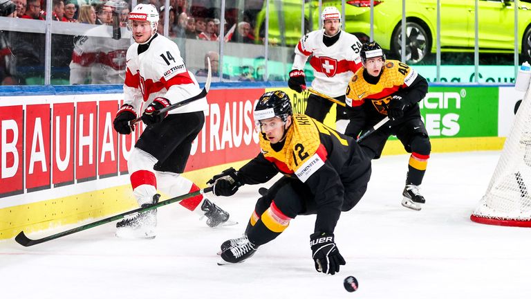 Deutschland gerät bei der Eishockey-WM gegen die Schweiz unter die Räder.