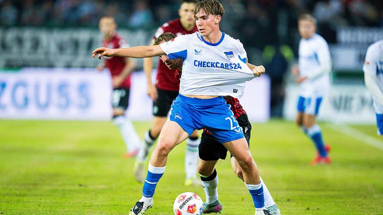 Kennet Eichhorn hat sich bei Hertha BSC in Windeseile zu einem Leistungsträger entwickelt.