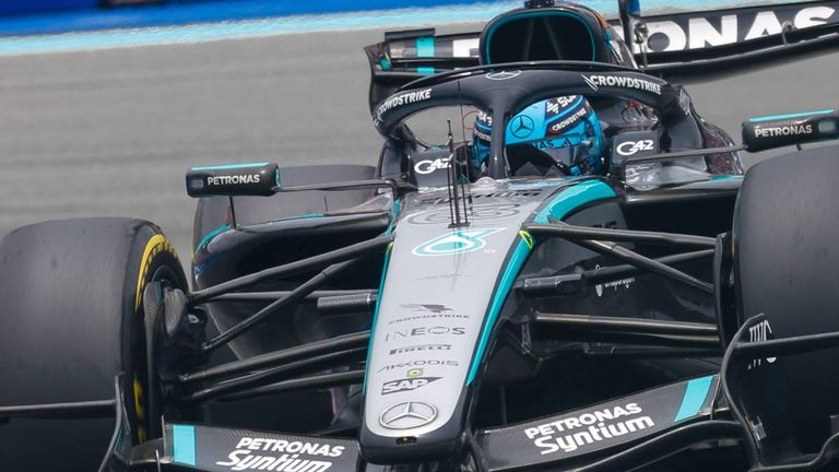 Mercedes-Pilot George Russell beim Grand Prix in Miami.