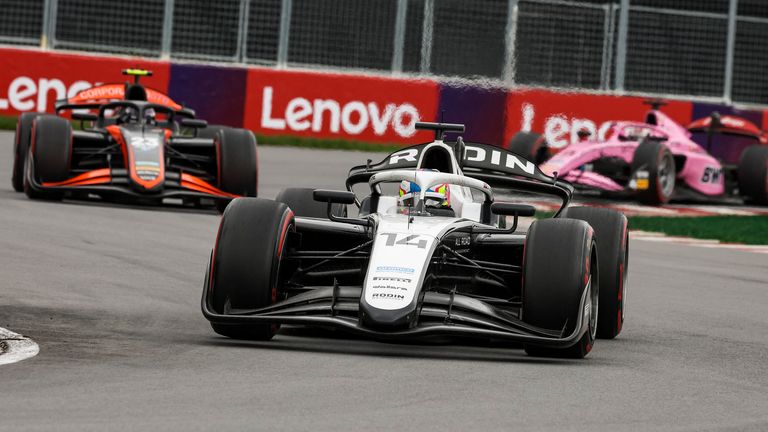 Martinus Stenshorne feiert in Montreal seinen ersten F2-Sieg. 