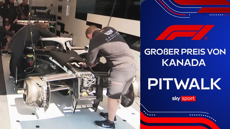 Der Pitlane Walk im Curcuit Gillles-Villeneuve vor dem Großen Preis von Kanada | Formel 1