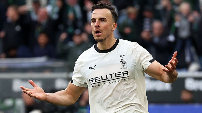 Haris Tabakovic ist aktuell von der TSG Hoffenheim an Borussia Mönchengladbach ausgeliehen.