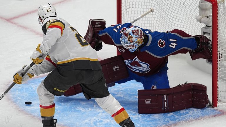 Die Vegas Golden Knights gewinnen auch das zweite Spiel bei den Colorado Avalanche. 