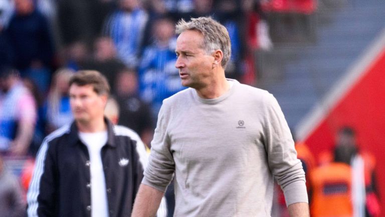 Muss um seine Zukunft als Bayer-Coach bangen: Kasper Hjulmand.