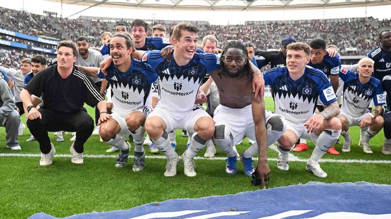 Merlin Polzin hält frühzeitig mit dem HSV die Klasse.