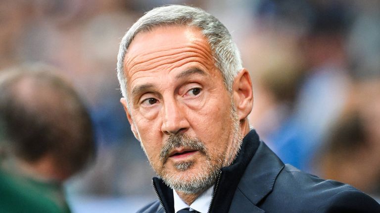 Adi Hütter soll die Eintracht wieder in die Erfolgsspur führen. 