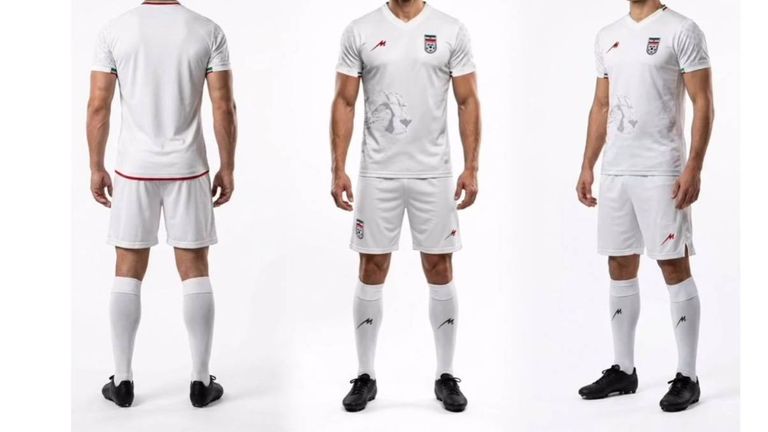IRAN: Heimtrikot - (Quelle: X @soccerjerseynws)