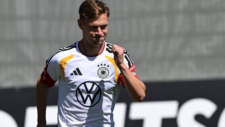 Kimmich während einer Trainingseinheit für die WM-Vorbereitungen.