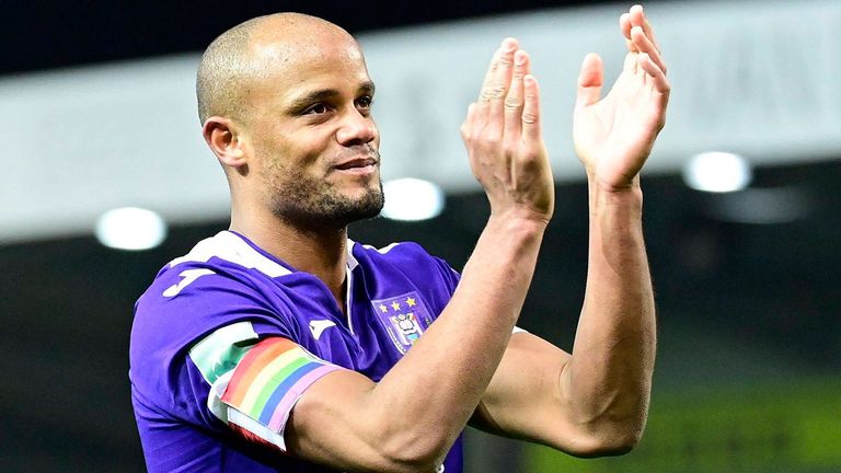 Kurios: Vincent Kompany fungierte in der Saison 2019/20 noch als Spielertrainer beim RSC Anderlecht.