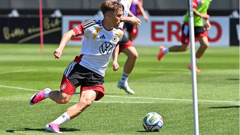Lennart Karl bestreitet bei der WM sein ersten Turnier mit der deutschen Nationalmannschaft.