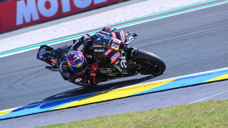 Jorge Martin gewinnt das Rennen in Le Mans.