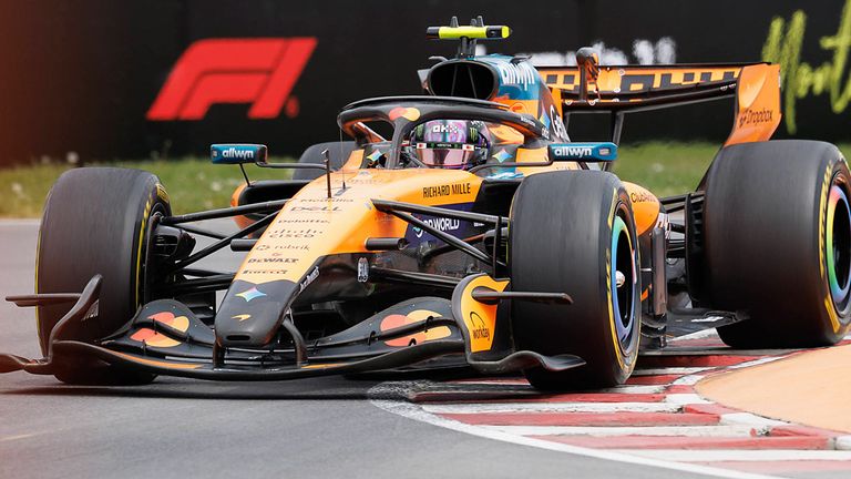 Lando Norris (McLaren) in Kanada.