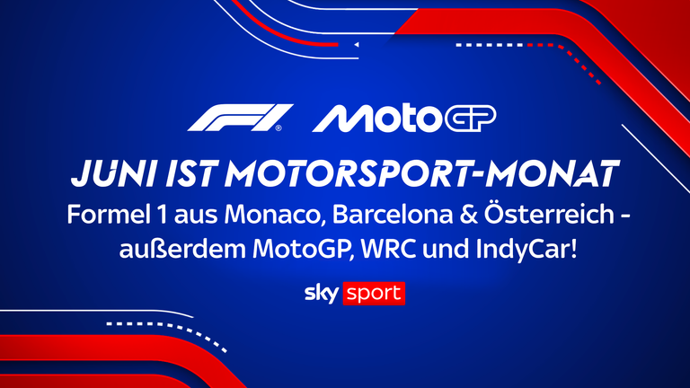 Juni ist Motorsport-Monat auf Sky Sport  