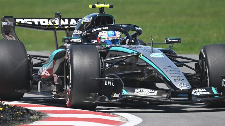 Kimi Antonelli (Mercedes) in Kanada.