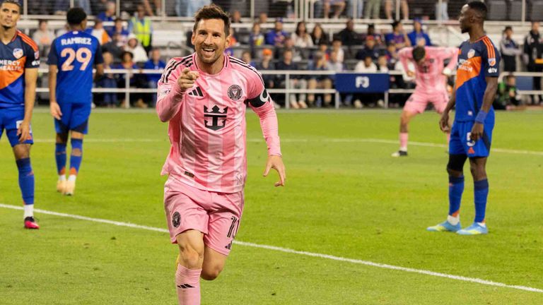 Lionel Messi konnte sich nur Wochen vor der WM über ein Doppelpack in der MLS freuen.
