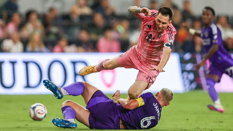 Superstar Lionel Messi kassiert mit Miami eine schmerzhafte Niederlage gegen Orlando. 