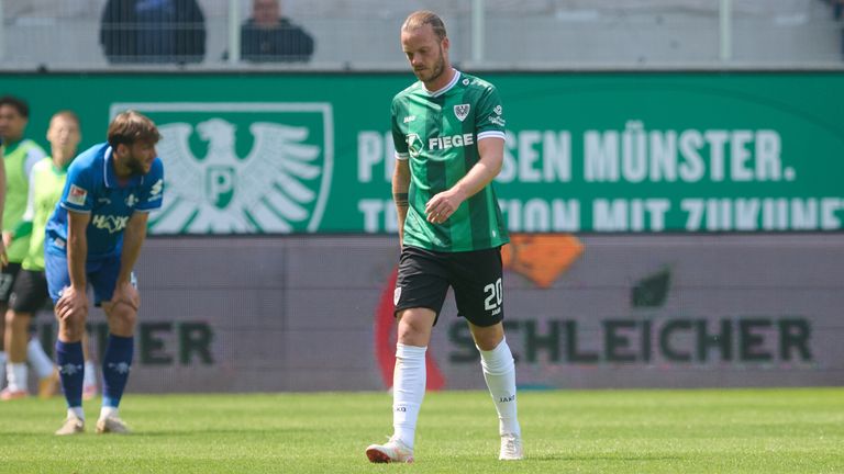 Preußen Münster steht als erster Zweitliga-Absteiger fest.