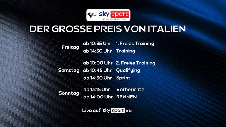 MotoGP - So seht ihr den Großen Preis von Italien - live auf Sky.