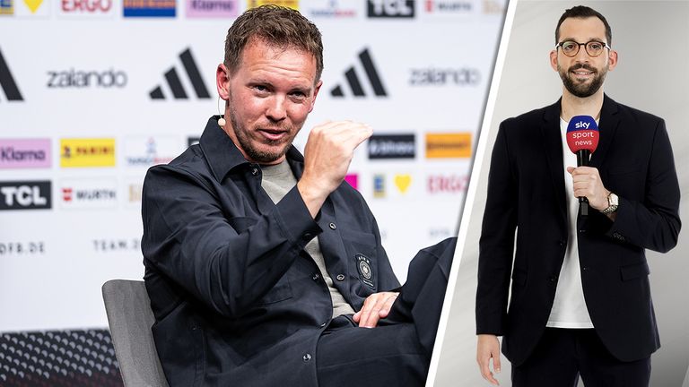 Bundestrainer Julian Nagelsmann (l.) hat am Donnerstag den deutschen WM-Kader bekannt gegeben.