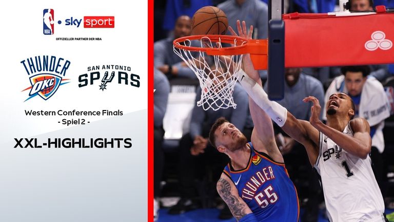 Oklahoma City Thunder @ San Antonio Spurs - die Highlights | Eastern Conference Finals Game 2