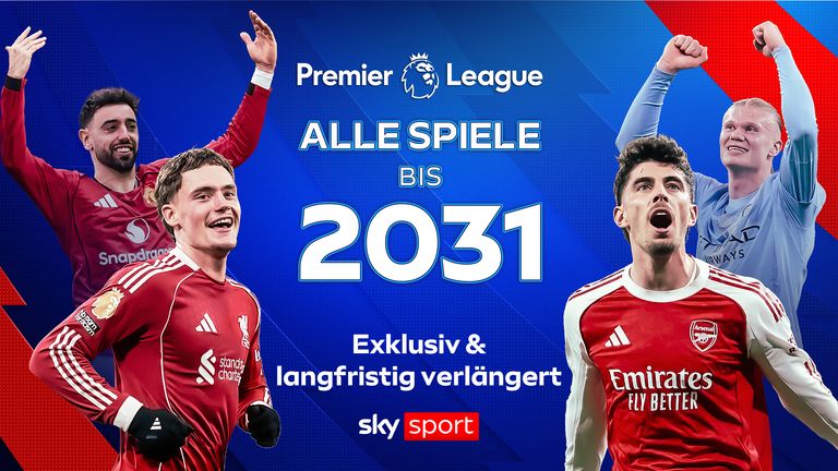 Alle Spiele der Premier League exklusiv auf Sky Sport: Sky Deutschland und die Premier League verlängern ihre Partnerschaft bis 2031.