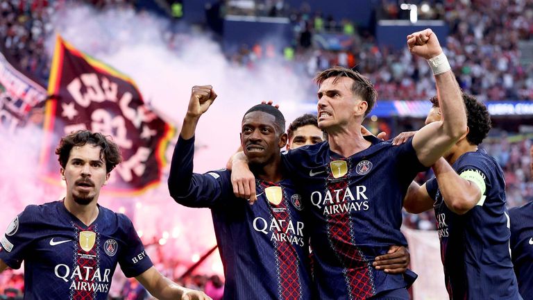 Paris Saint-Germain dreht das Finale der Champions League gegen Arsenal.
