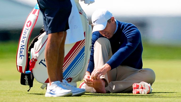 Hat Schmerzen: Rory McIlroy.