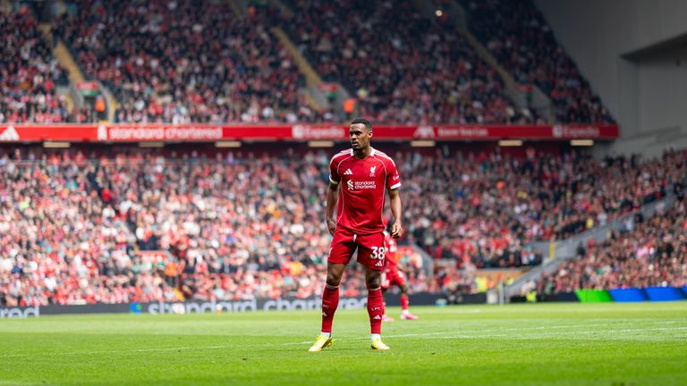 Ryan Gravenberch und der FC Liverpool eröffnen am Freitag den 37. Spieltag auswärts gegen aston villa live auf Sky Sport Premier League